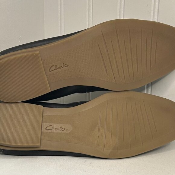 Clarks Womens Lyrical Rhyme Black Ballet Flats Size 9 - Picture 4 of 6